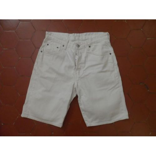 Bermuda Gabardine Coton Blanc Levi's