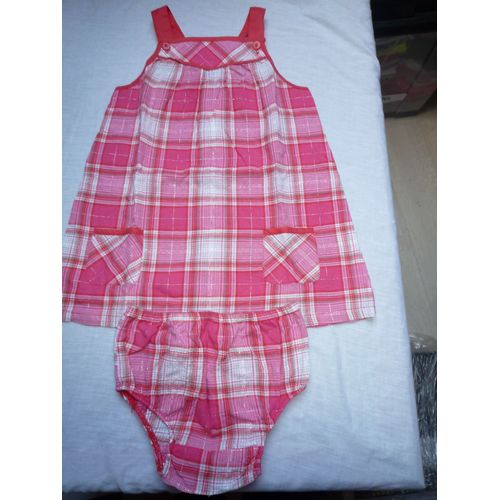Robe D'été À Carreaux, 18 Mois