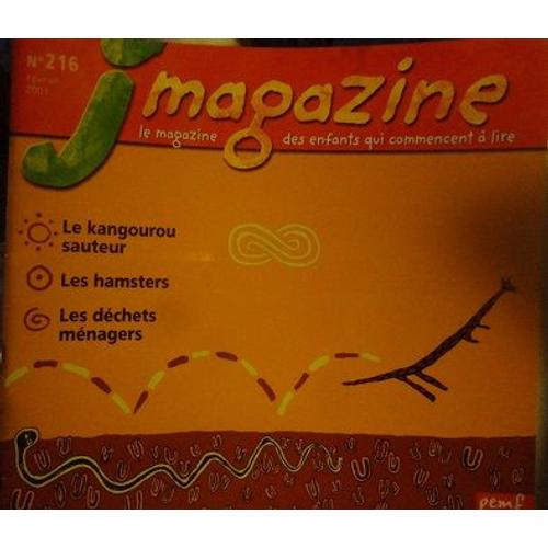 J Magazine La Magazine Des Enfants Qui Commencent À   Lire  N° 216 : Le Kangourou Sauteur