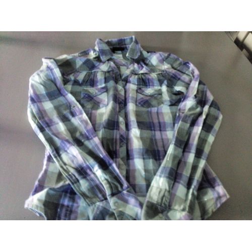 Chemise H&m Coton 12 Ans Violette