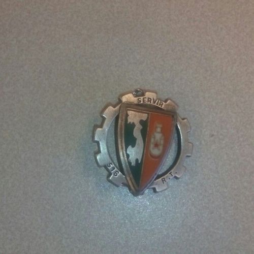 Insigne 516 Ème Régiment De Transmission Avec Attache 