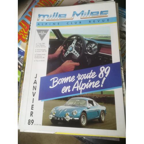 Mille Miles 16 De 1989 Alpine A366 Fr,Berlinette 1300 Vr,Renault 8 Gordini Redois