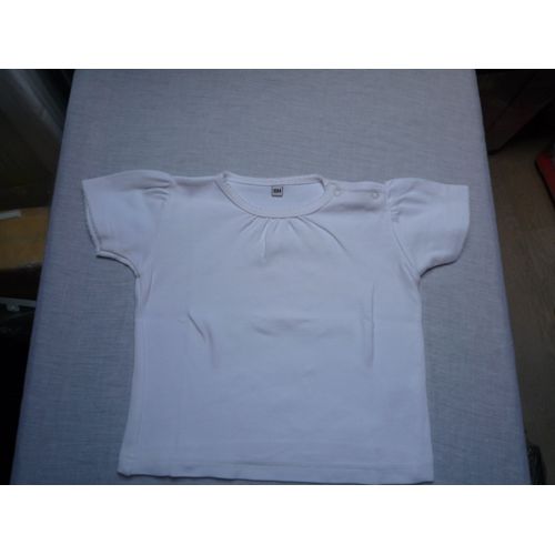 T-Shirt Blanc, 18 Mois