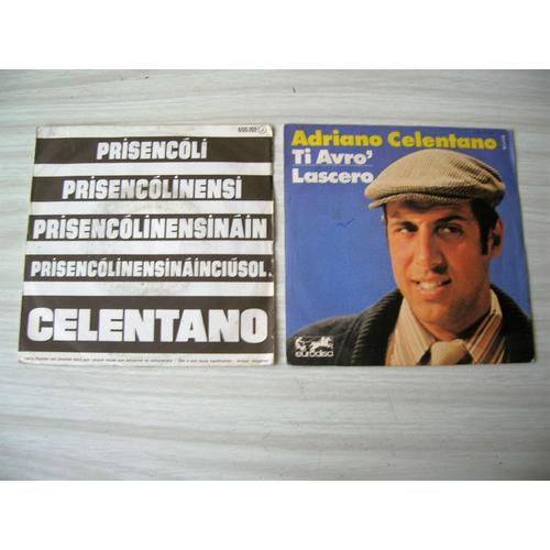 Lot De Deux 45 Tours Adriano Celentano 