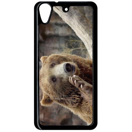 Coque Htc Desire 626 - Gros Ours Brun - Noir