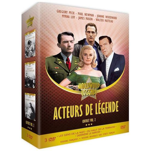 Acteurs De Légende Vol. 2 : Les Gens De La Nuit + Du Haut De La Terrasse + Derrière Le Miroir - Pack