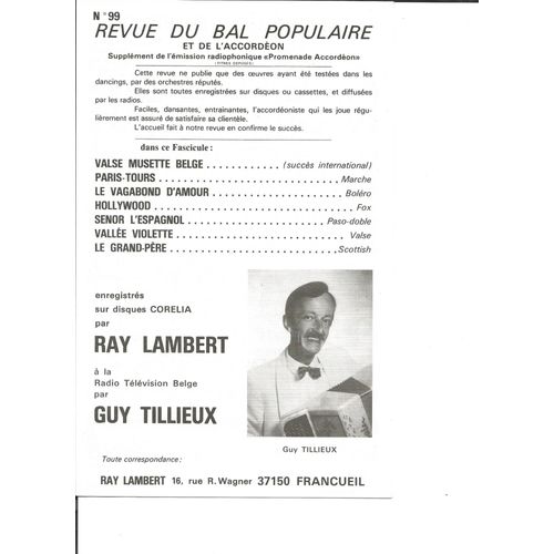 Revue Du Bal Populaire N° 101
