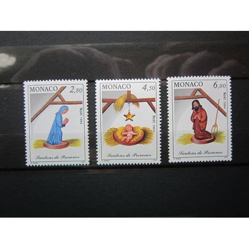 Monaco. Timbres N° 1957 A 1959 (1994). Noel. Santons De Provence (V.I)