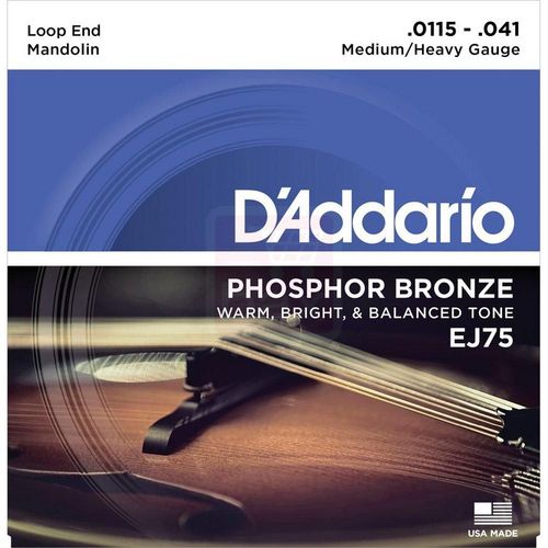 Daddario Ej75 Jeu De Cordes Pour Mandoline