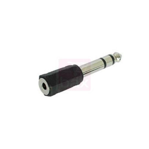 HQ adaptateur mini-jack femelle stéréo 3,5 mm - jack mâle stéréo 6,35 mm