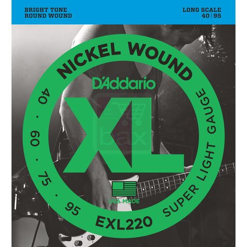Daddario Exl220 Jeu De Cordes Pour Guitare Basse Électrique