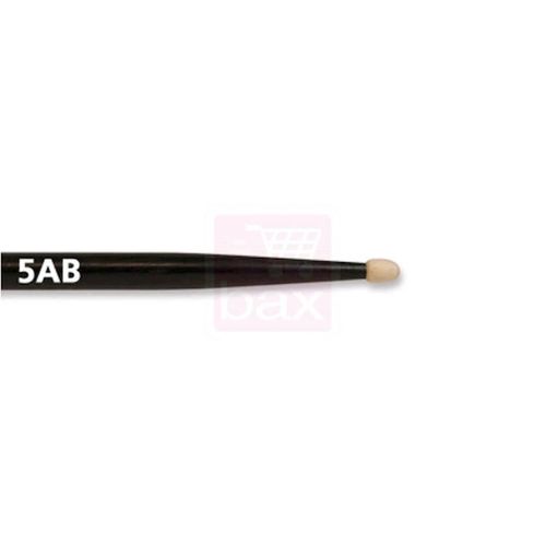 Vic Firth 5ab Baguettes Hickory 5a Noires Olive En Bois