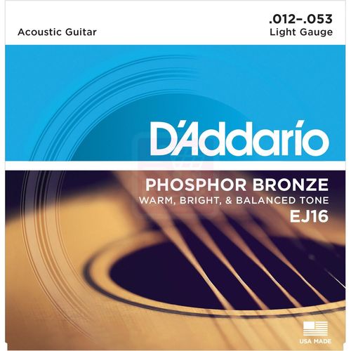 Daddario Ej16 Jeu De Cordes Pour Guitare Folk