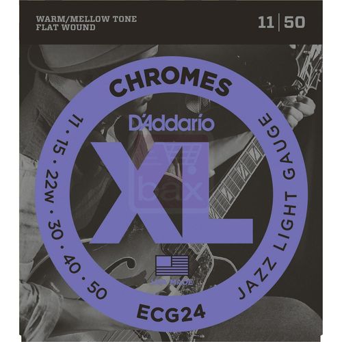 Daddario Ecg24 Jeu De Cordes Pour Guitare Électrique Jazz