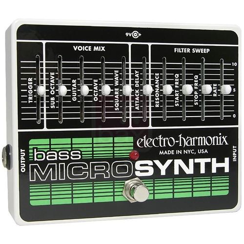 Electro Harmonix Bass Micro Synthesizer Pédale D'effet Pour Basse
