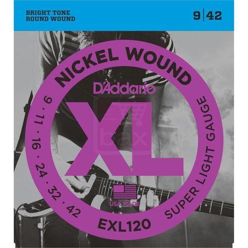 Daddario Exl120 Jeu De Cordes Pour Guitare Électrique