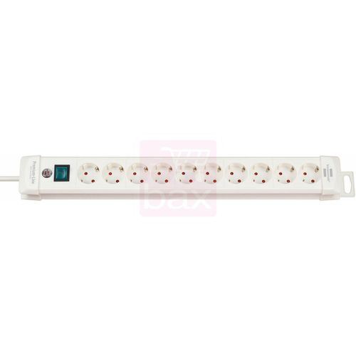 Brennenstuhl Premium-Line multiprise blanche - 10 prises, 3m