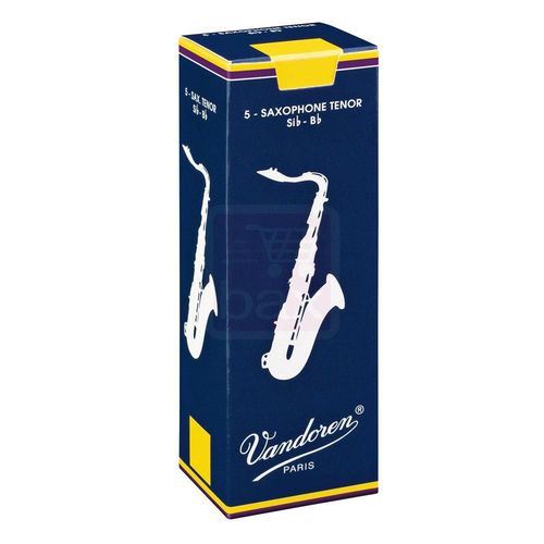 Vandoren Traditional Boîtes De 5 Anches Pour Saxophone Ténor, Force 3