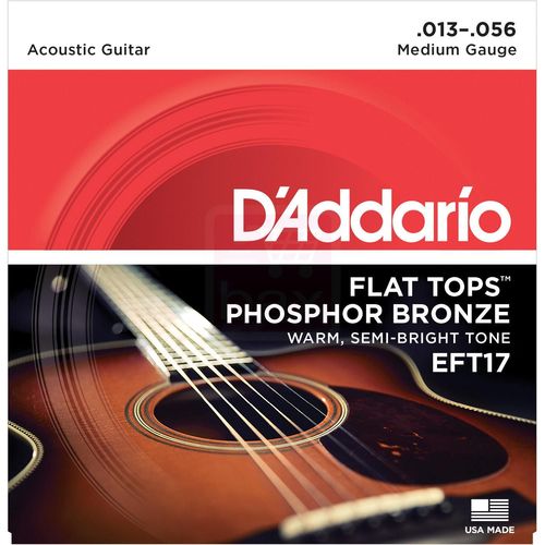 Daddario Eft17 Jeu De Cordes Pour Guitare Folk