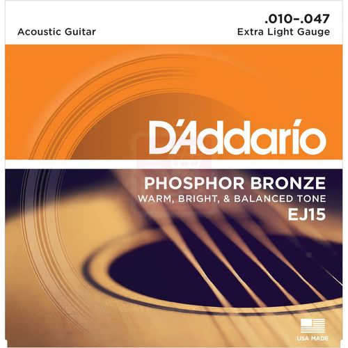 Daddario Ej15 Jeu De Cordes Pour Guitare Folk