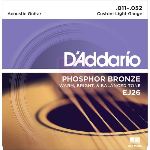 Daddario Ej26 Jeu De Cordes Pour Guitare Folk