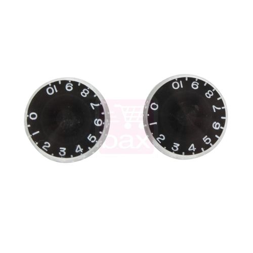 Yellow Parts Ez1219b Boutons De Réglage Noirs De Type Lp (La Paire)