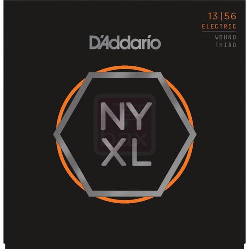 Daddario Nyxl1356w Nickel Wound Jazz Medium Wound 3rd 13-56