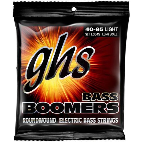 Ghs L3045 Bass Boomers Light Long Scale Jeu De Cordes Pour Basse