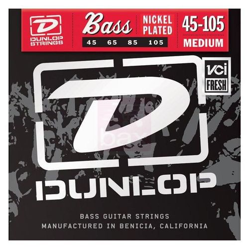 Dunlop Dbn45105 Cordes Guitare Basse Medium