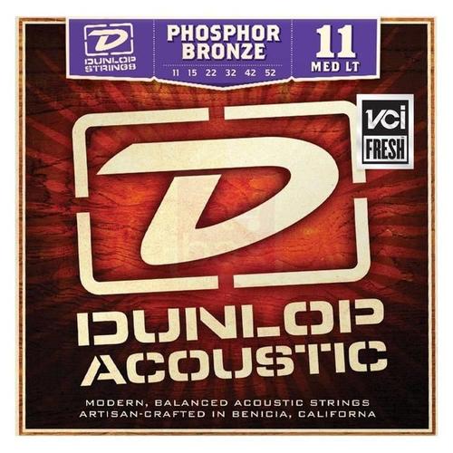 Dunlop Dap1152 Jeu De Cordes Guitare Folk Medium Light