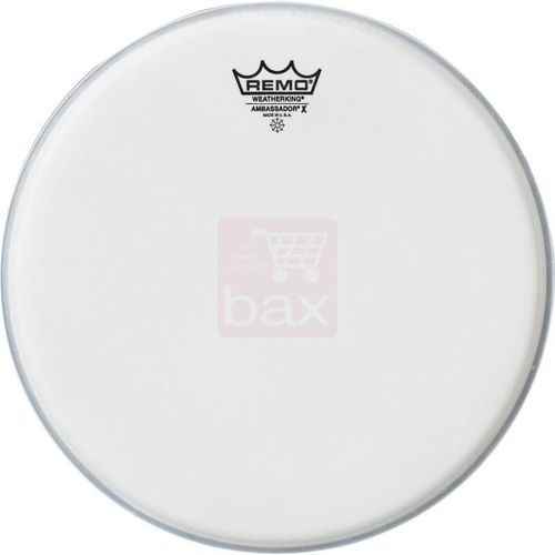 Remo Ba-0118-00 Ambassador Coated 18'' Peau De Tom Blanche Sablée