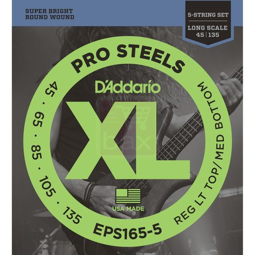 Daddario Eps165-5 Jeu De Cordes Pour Guitare Basse Électrique 5 Cordes