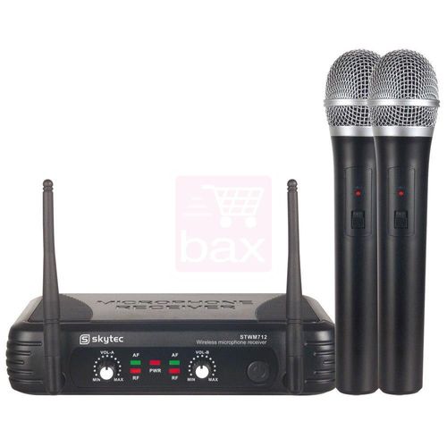 Skytec STWM712 système de micro VHF 2 canaux