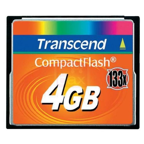 Transcend - Carte mémoire flash - 4 Go - 133x - CompactFlash