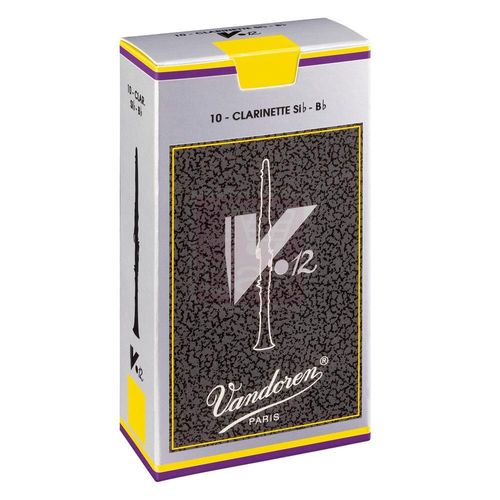 Vandoren V12 Boîtes De 10 Anches Pour Clarinette Sib, Force 3