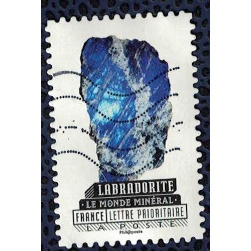 France 2016 Oblitéré Used Le Monde Minéral Labradorite