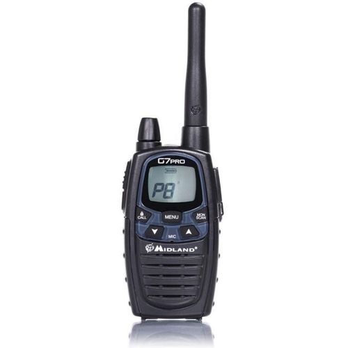 MIDLAND G7 Pro Talkie Walkie Noir vendu a l'Unité