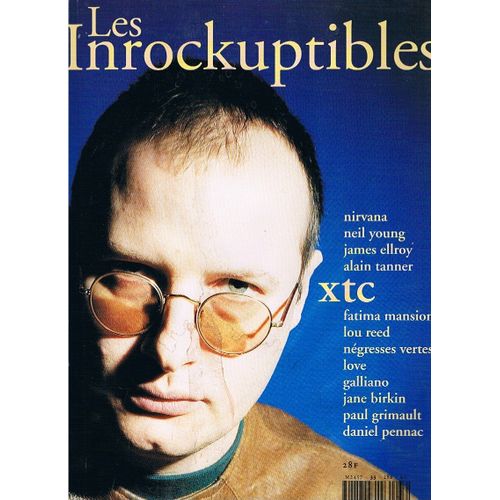 Les Inrockuptibles (Bimensuel)  N° 33 : Janvier-Fevrier 1992, Nirvana, Neil Young, James Ellroy, Alain Tanner, Xtc, Fatima Mansions, Lou Reed, Negresses Vertes, Love, Galliano, Jane Birkin...