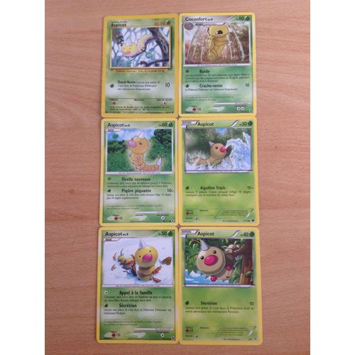Aspicot 50pv (93/106) + Aspicot 40pv (1/39) + Aspicot 60pv (86/111) + Aspicot 50pv (1/116) + Aspicot 40pv (69/102) + Coconfort 80pv (73/106)