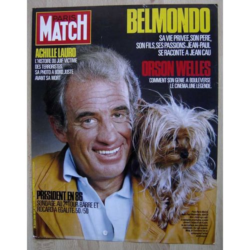 Paris Match N°1900, Coupure De Presse, Jean-Paul Belmondo