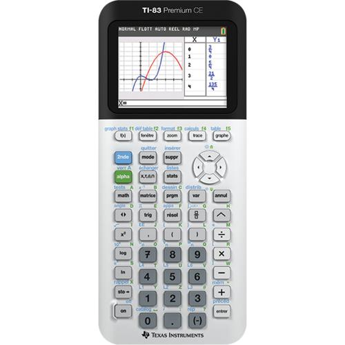 Calculatrice graphique Texas Instruments TI-83 Premium CE