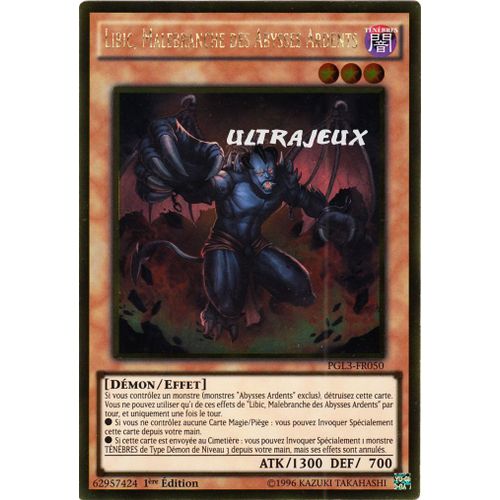 Yu-Gi-Oh! - Pgl3-Fr050 - Libic, Malebranche Des Abysses Ardents - Gold Rare