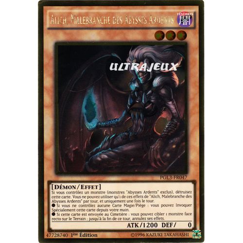 Yu-Gi-Oh! - Pgl3-Fr047 - Alich, Malebranche Des Abysses Ardents - Gold Rare