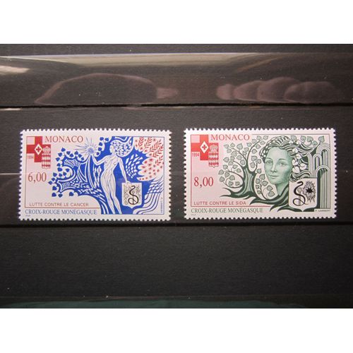 Monaco. Timbres N° 1960 Et 1961 (1994). Croix-Rouge Monegasque. Compositions.