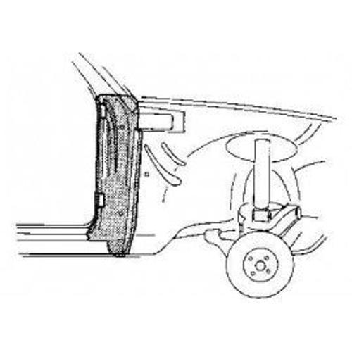 Montee De Porte Droite Pour Opel Kadett C De 1973 A 1979