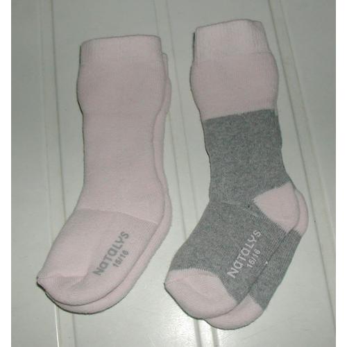 Lot De 2 Paires De Chaussettes Natalys Taille 15 - 16