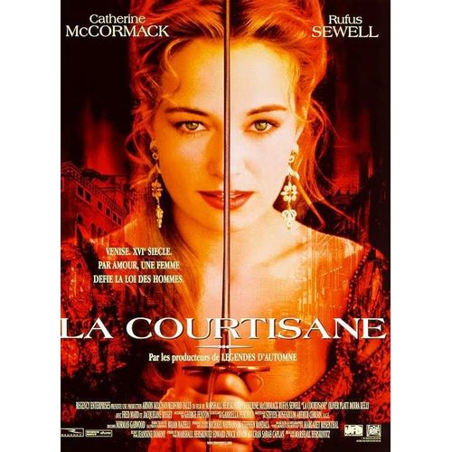 La Courtisane /Dangerous Beauty-Véritable Affiche De Cinéma Pliée-Format 120x160 Cm- De Marshall Herskovitz Avec Catherine Mccormack, Rufus Sewell, Oliver Platt, Fred Ward, Jacqueline Bisset - 1999