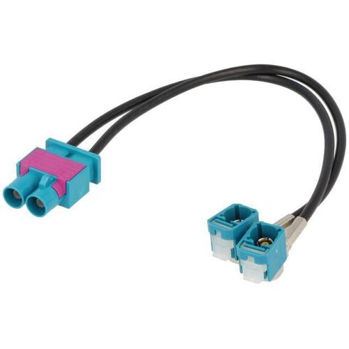 Cable FAKRA femelle vers ISO pour Audi VW Seat Skoda 