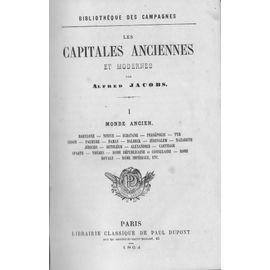 Les Capitales Anciennes Et Modernes