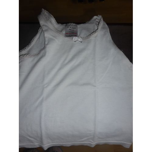 Chemise Ladybird . Coton 3 Ans Blanc